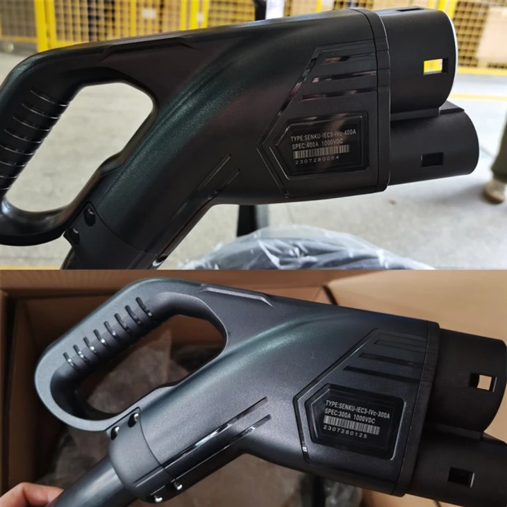 4. EV charging station retractable ev charging cable CCS2 350A